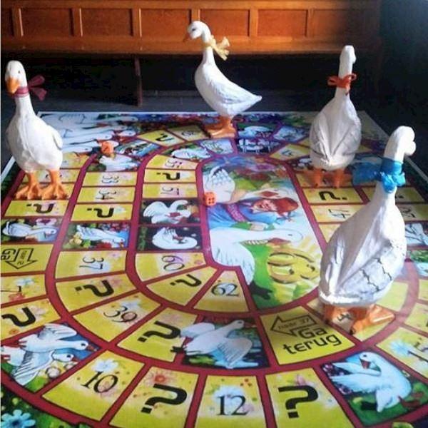 ganzenbord met opdrachten spelshow bonanza verhuur 2